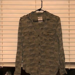 Camouflage flannel